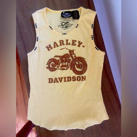 Harley-Davidson Tops - 💖 Harley-Davidson Motorcycles Y2K Vintage Cute Tank Top​